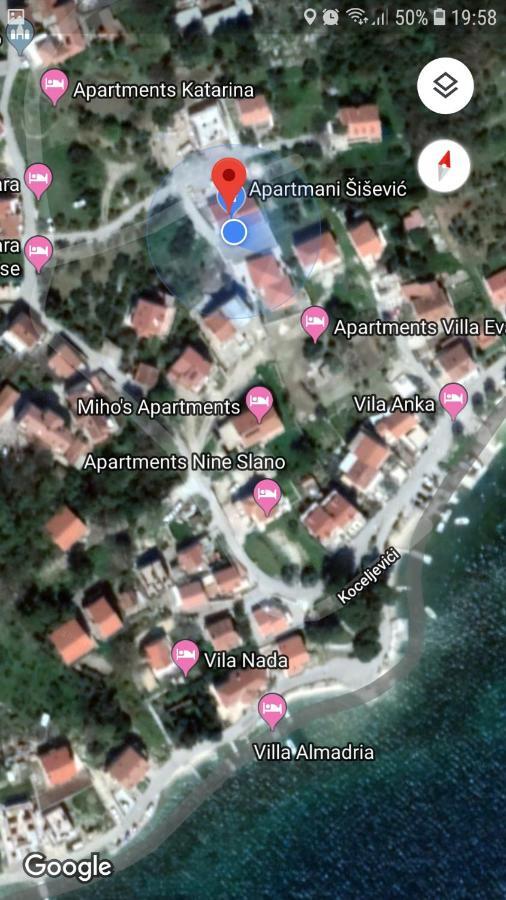 Apartments Sisevic - Comfort Apartments With Balconies And Sea View สลาโน ภายนอก รูปภาพ